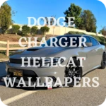 dodge charger hellcat wallpape android application logo